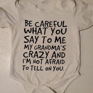 Funny saying onesie